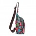 Brenice National Floral Summer Light Women Chest Bag Sling Bag Shoulder Crossbody Bag