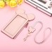 Women Cute Animal Shape Lanyard Phone Wallet Card Holder Coin Purse Neck Bag for 4 7 5 5in Phones