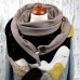 Women Triangle Landscape Printing Shawl Retro Casual Multi  purpose Winter Windproof Warm Scarves Scarf