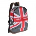 Canvas UK England Flag BackPack Schoolbag