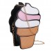 Women 3D Ice Cream PU Leather Handbag Shoulder Crossbody Bag