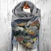 Women Graffiti Oil Painting Print Pattern Multicolor Soft Personality Neck Protection Keep Warm Scarf