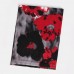 Women Retro Flower Tie  dye Print Shawl Fashion Artificial Cashmere Dual  use Thicken Warmth Tassel Scarf