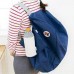 Foldable 3  Way Backpack Shoulder Cross Bag Easy To Carry Bag Purse   Dark Blue