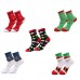 5 Pairs Of Socks Christmas Crew Theme Socks Sports Fitness Slimming Outdoor Sock Warm Breathable Socks