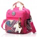 Women Canvas Multifunctional Print Shoulder Bags Backpack