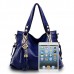 Women Casual PU Leather Pendant Handbag Crossbody Bag