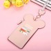 Women Cute Animal Shape Lanyard Phone Wallet Card Holder Coin Purse Neck Bag for 4 7 5 5in Phones