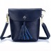 Genuine Leather Tassel Mini Shoulder Bags Vintage Hasp Crossbody Bags 5 5  Phone Bags