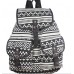 Retro Women Casual Print Canvas Backpack