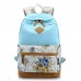 Floral Girl Backpack Women Leisure Backpack Students Backpack Teenager School Bags