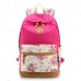 Floral Girl Backpack Women Leisure Backpack Students Backpack Teenager School Bags