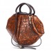 Women New Arrival Cowhide Handwork Knurling Staining Crossbody Shoulder Bag