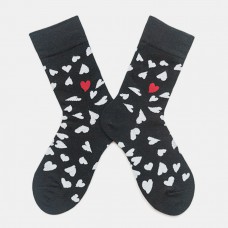 Cotton Socks Heart  Shaped Trend Middle Tube Socks Couple Men And Women The Same Paragraph
