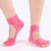 Women Open back Toe Yoga Sock Non  slip Five  finger Socks