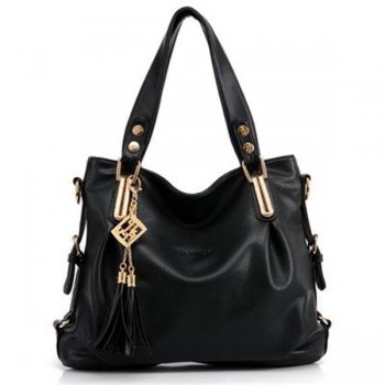 Women Casual PU Leather Pendant Handbag Crossbody Bag